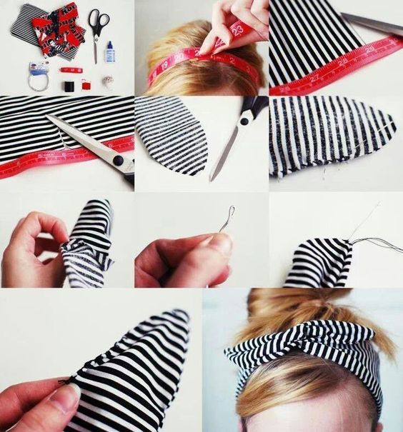 Повязка на голову для девочки своими руками: МК по шитью с пошаговыми фото